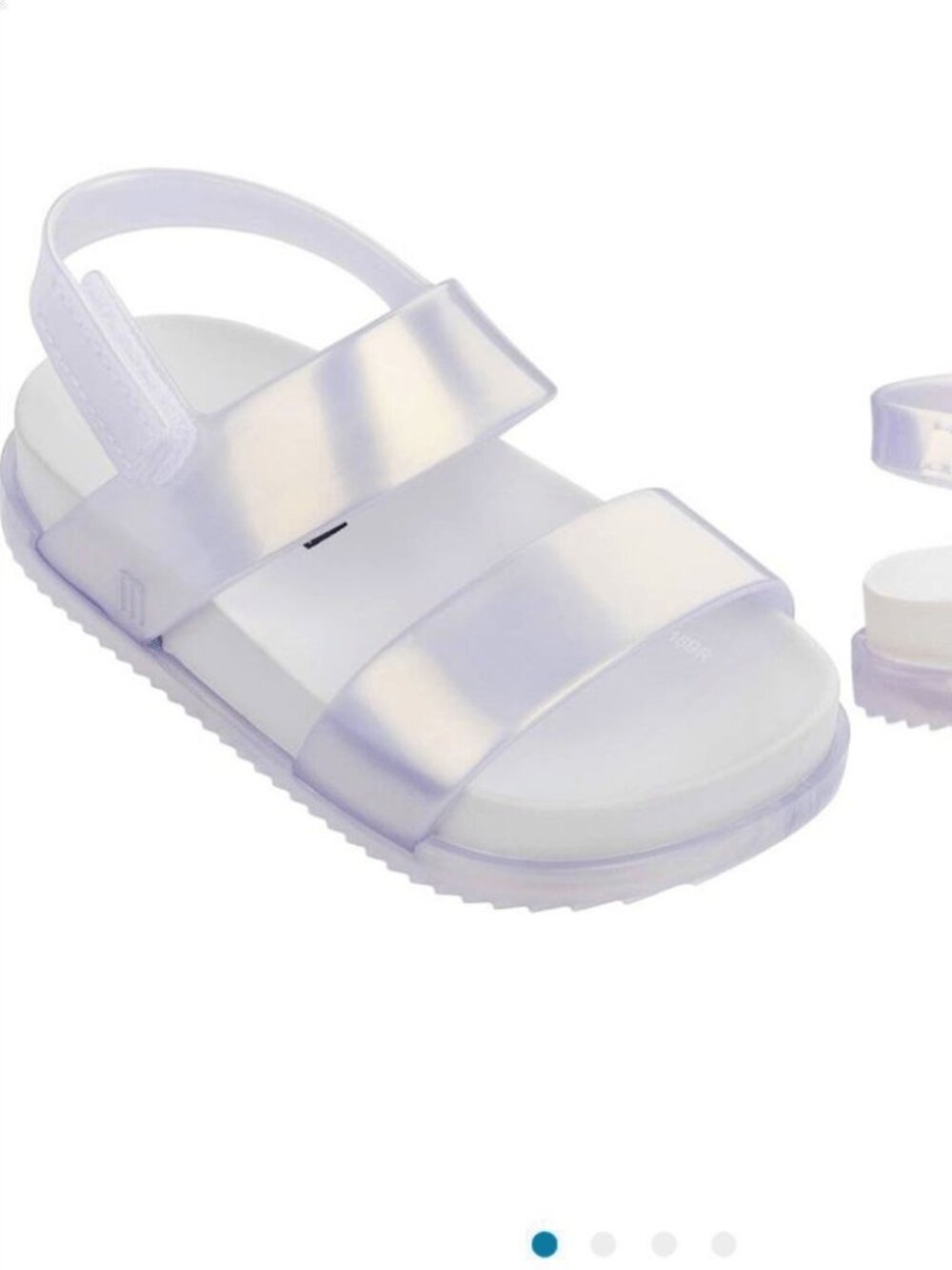 Mini Melissa Cosmic Sandals Silver